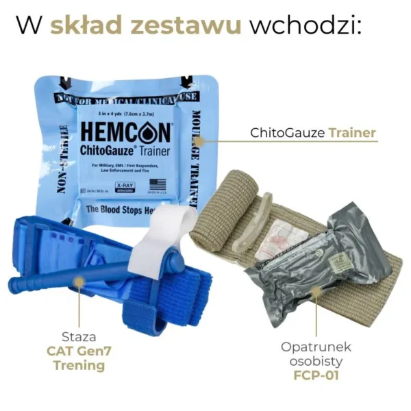 Skład zestawu hemostatycznego